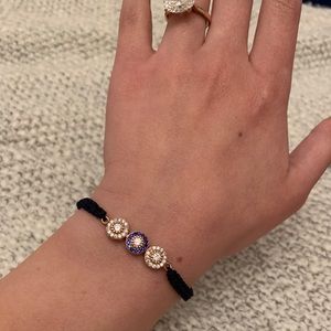 Adjustable Eye cz bracelet